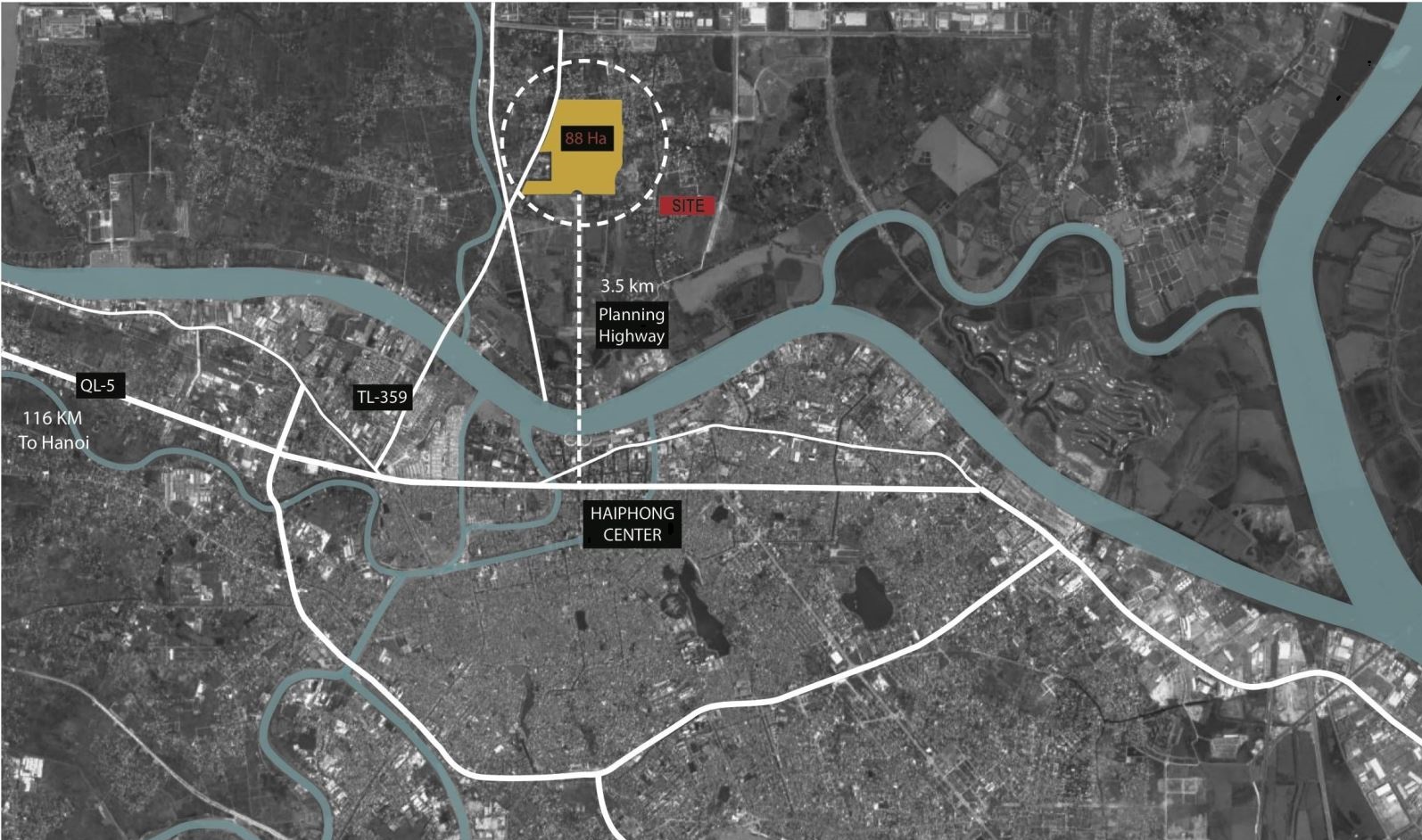 Vị trí đặc biệt Hoàng Huy New City Hải Phòng