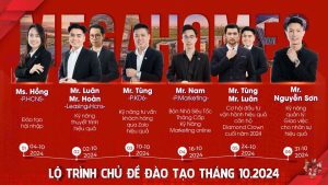 Lộ trình đào tạo tại Megahomes trong tháng 10/2024