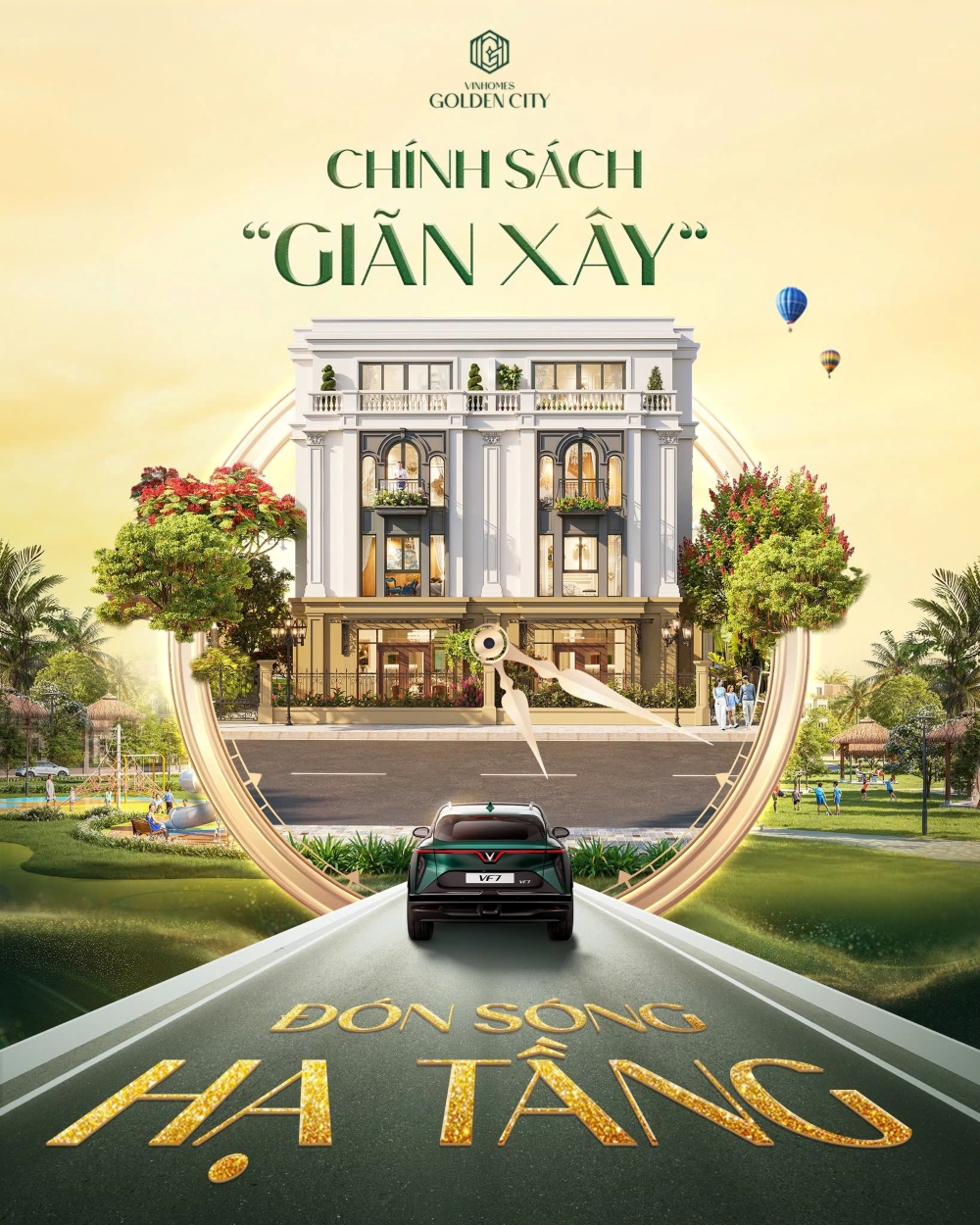 Chính sách giãn xây tại Vinhomes Golden City mở ra cơ hội trong giai đoạn hạ tầng chưa hoàn thiện Chính sách giãn xây tại Vinhomes Golden City mở ra cơ hội trong giai đoạn hạ tầng chưa hoàn thiện