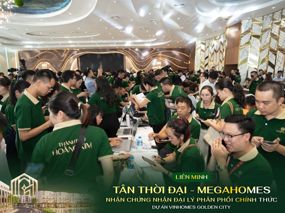 Megahomes - Tân thời đại nhận chứng nhận đại lý F1 phân phối dự án Vinhomes Golden City Megahomes - Tân thời đại nhận chứng nhận đại lý F1 phân phối dự án Vinhomes Golden City