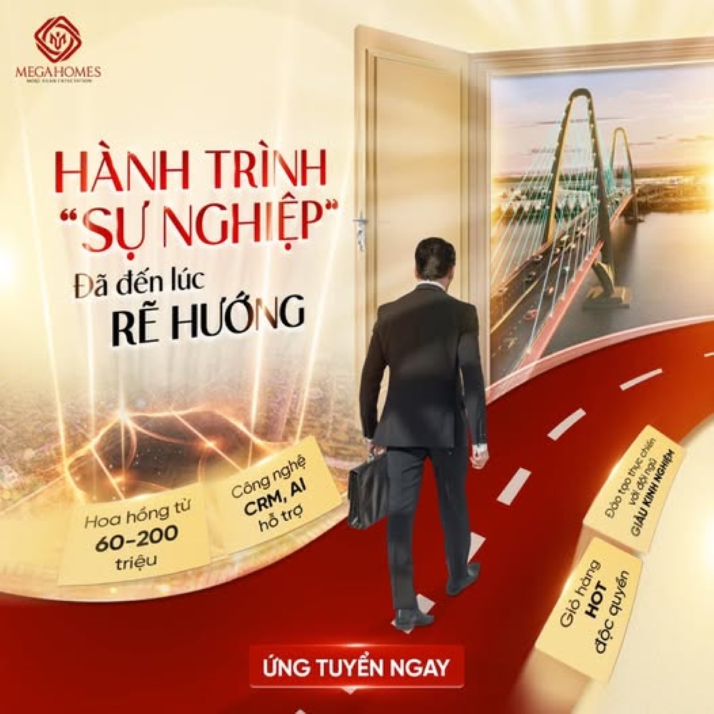Môi trường làm việc tại Megahomes là nền tảng cảm hứng với sự đầu tư nghiêm túc và sự tử tế Môi trường làm việc tại Megahomes là nền tảng cảm hứng với sự đầu tư nghiêm túc và sự tử tế