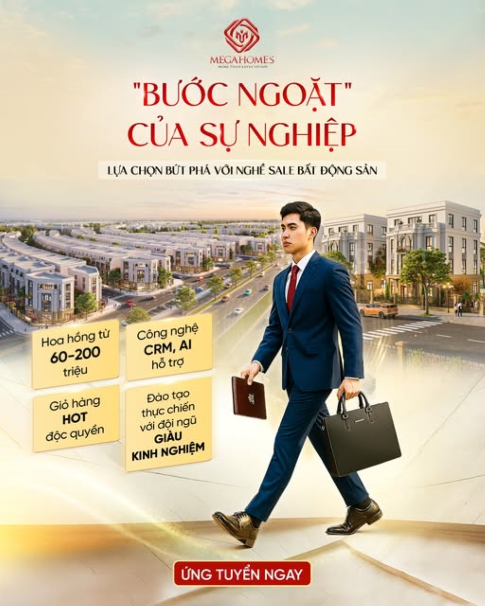 Bản tin tuyển dụng Megahomes - Bệ phóng lý tưởng cho người mới hoặc đang cần chuyển hướng Bản tin tuyển dụng Megahomes - Bệ phóng lý tưởng cho người mới hoặc đang cần chuyển hướng