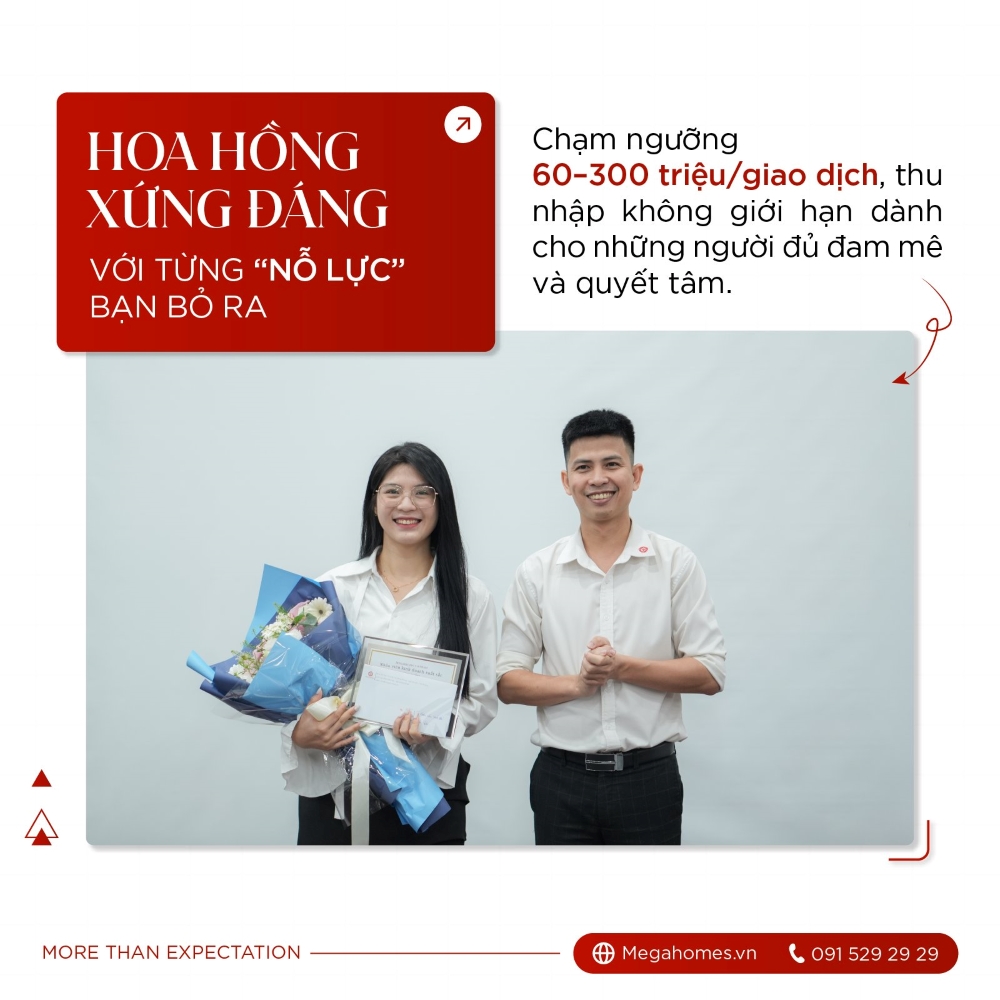 Chế độ đãi ngộ tại Megahomes – Động lực để mỗi nhân sự phát triển và gắn bó lâu dài Chế độ đãi ngộ tại Megahomes – Động lực để mỗi nhân sự phát triển và gắn bó lâu dài