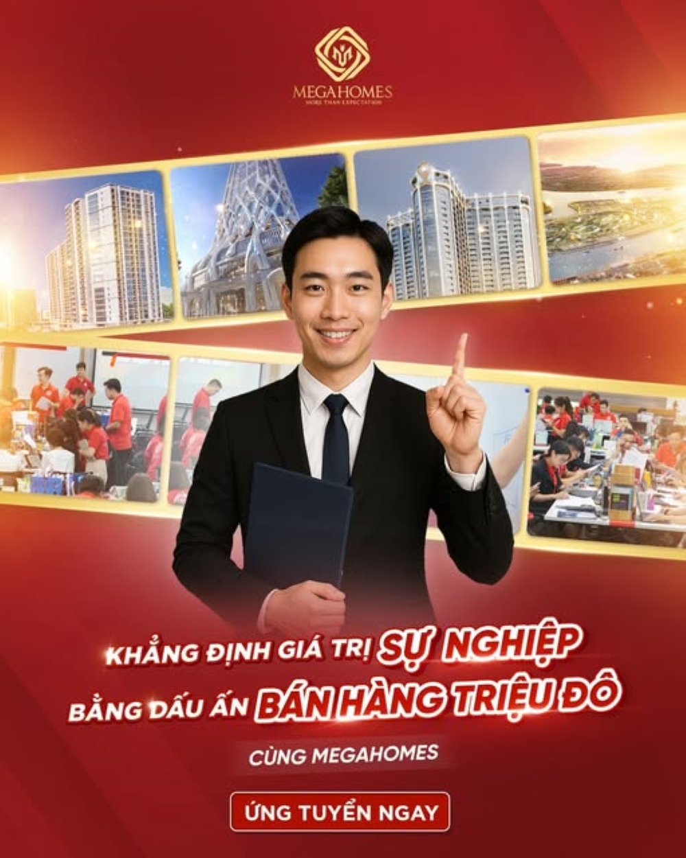Môi trường làm việc tại Megahomes: Gắn kết, tích cực và minh bạch Môi trường làm việc tại Megahomes: Gắn kết, tích cực và minh bạch