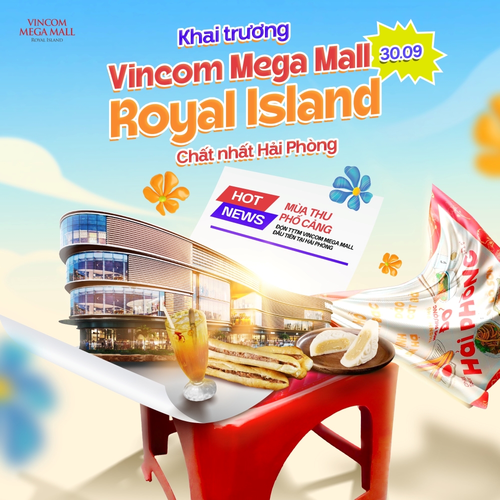 Vincom Mega Mall Royal Island khai trương mang đến không gian ẩm thực và giải trí dẫn đầu xu hướng Vincom Mega Mall Royal Island khai trương mang đến không gian ẩm thực và giải trí dẫn đầu xu hướng