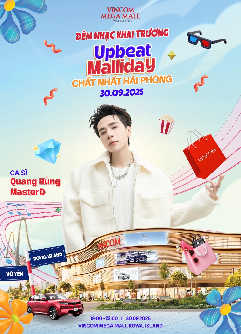 Vincom Mega Mall Royal Island khai trương - Sự kiện văn hóa cộng đồng lớn nhất Hải Phòng cuối năm 2025 Vincom Mega Mall Royal Island khai trương - Sự kiện văn hóa cộng đồng lớn nhất Hải Phòng cuối năm 2025