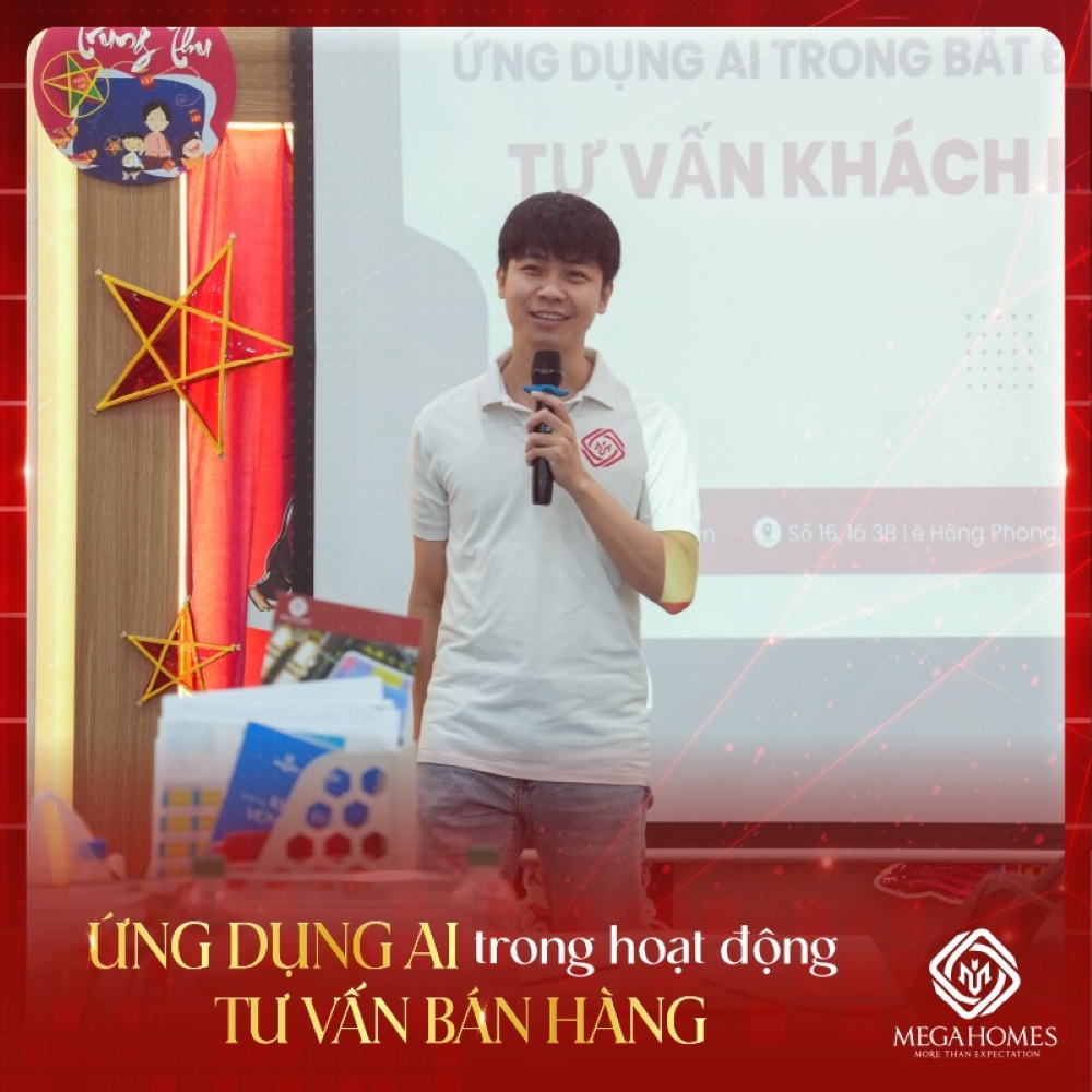 Chương trình đào tạo ứng dụng AI tại Megahomes đi cùng sự thay đổi tư duy Chương trình đào tạo ứng dụng AI tại Megahomes đi cùng sự thay đổi tư duy