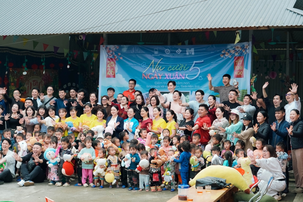 Nụ cười ngày xuân mùa 5: Hành trình lan tỏa yêu thương giữa đại ngàn Tây Bắc của Megahomes