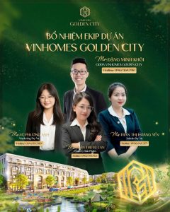 Megahomes công bố ekip dự án Vinhomes Golden City tại Megahomes
