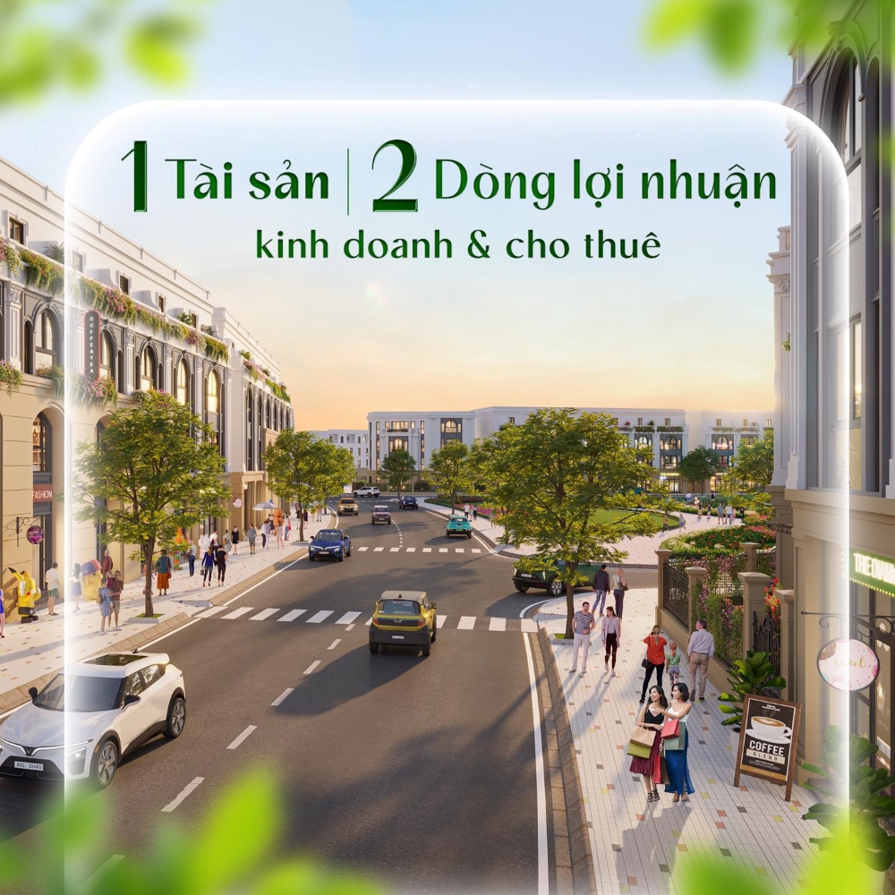 Nhà phố Hoàng Kim Vinhomes Golden City sở hữu khả năng tạo dòng tiền bền vững