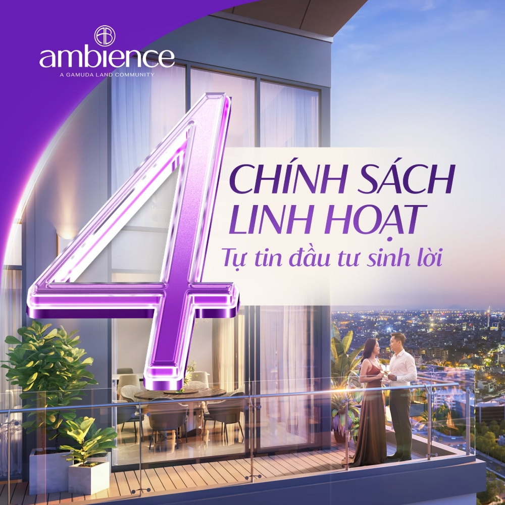 Chính sách thanh toán tại Ambience - 4 phương án linh hoạt giúp tối ưu dòng tiền khi đầu tư căn hộ Hải Phòng Chính sách thanh toán tại Ambience - 4 phương án linh hoạt giúp tối ưu dòng tiền khi đầu tư căn hộ Hải Phòng
