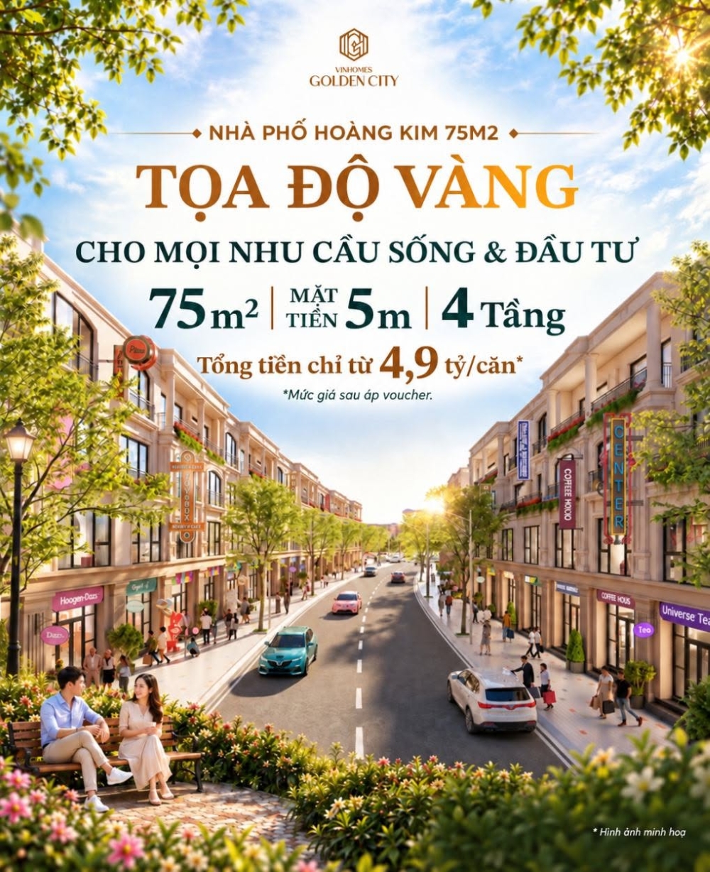 Chính sách bán hàng Vinhomes Golden City T9/2026 và quyền lợi khi sở hữu dự án